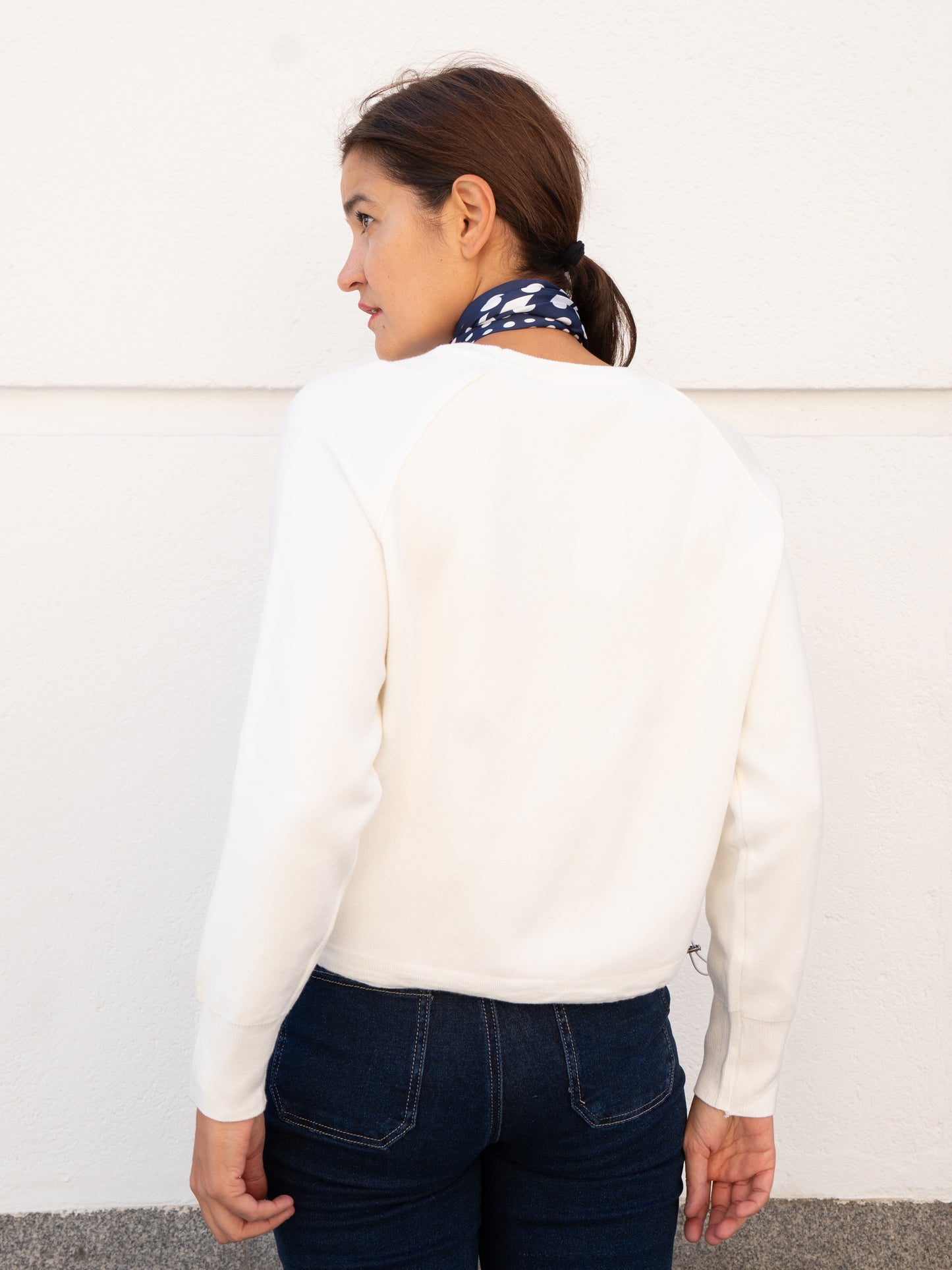 Sudadera `L'Amour´ blanco MUESTRARIOS DE ROPA Y MODA DE MUJER