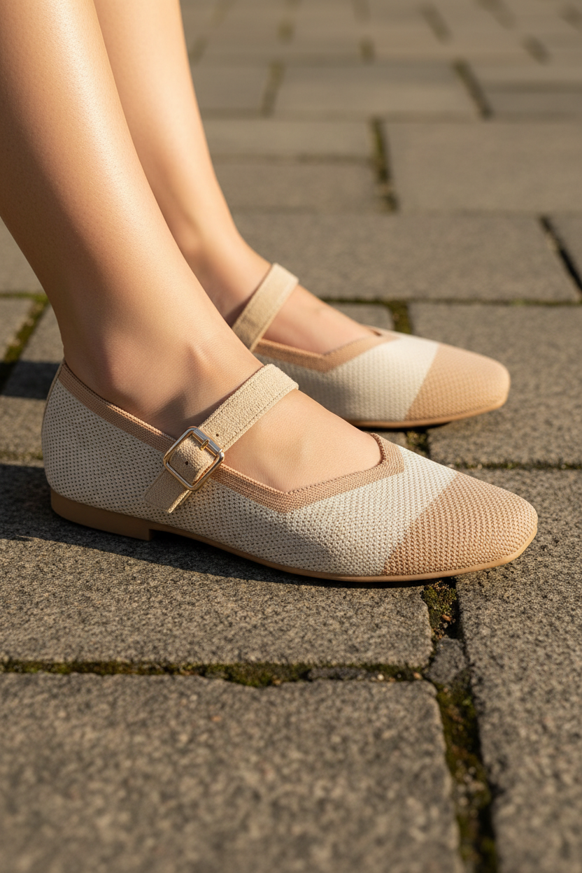 Detalle bailarina marfil exterior