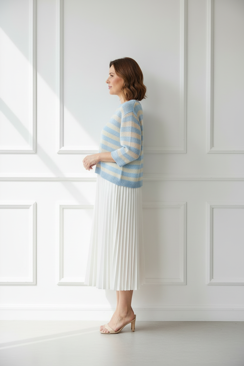 Jersey azul celeste - vista lateral