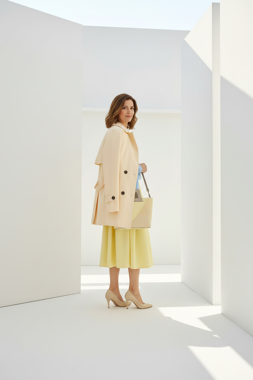 Look completo - vista 3/4 espalda