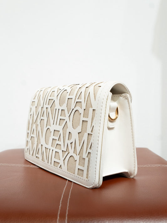 Bolso mediano exchange blanco muestrarios de ropa moda y accesorios de mujer