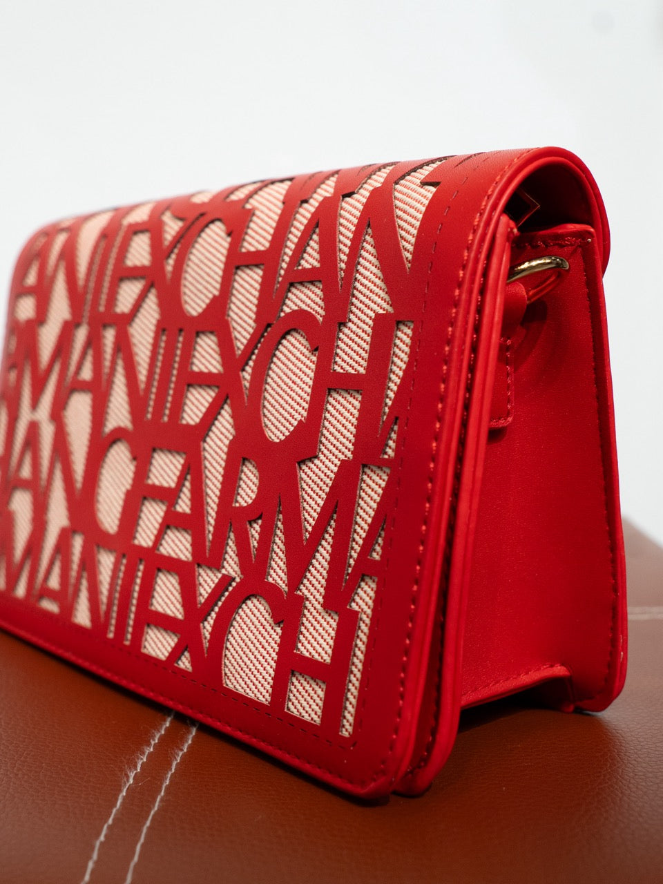 Bolso mediano exchange rojo muestrarios de ropa moda y accesorios de mujer