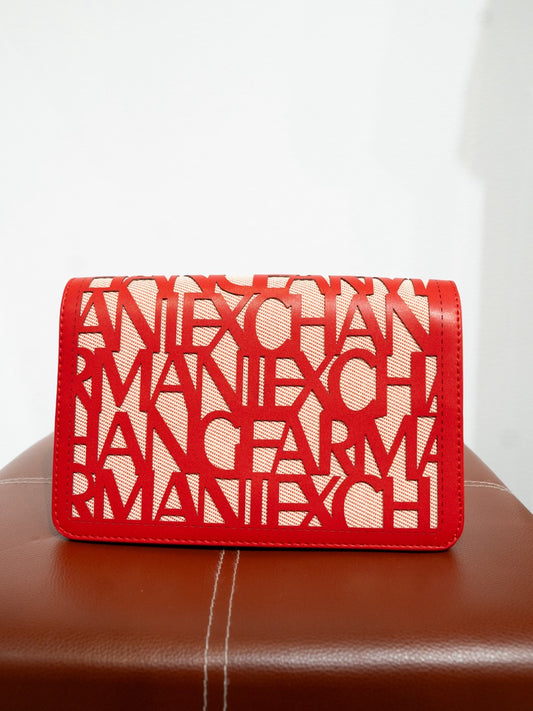 Bolso mediano exchange rojo muestrarios de ropa moda y accesorios de mujer