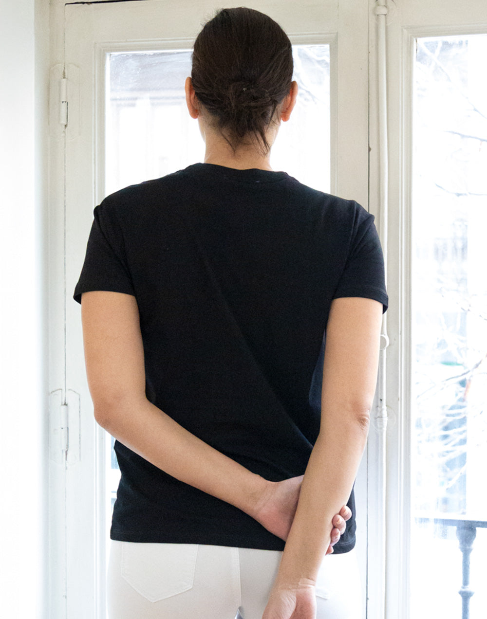 Camiseta estrellas de pedrería negro muestrarios de ropa y moda de mujer ideas vestir mujer mediana edad