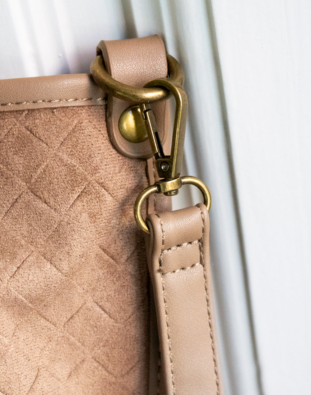  Bolso tote efecto trenzado camel mujer bolsos bolso tienda de ropa muestrarios complementos correa extraible correa efecto piel efecto trenzado asas