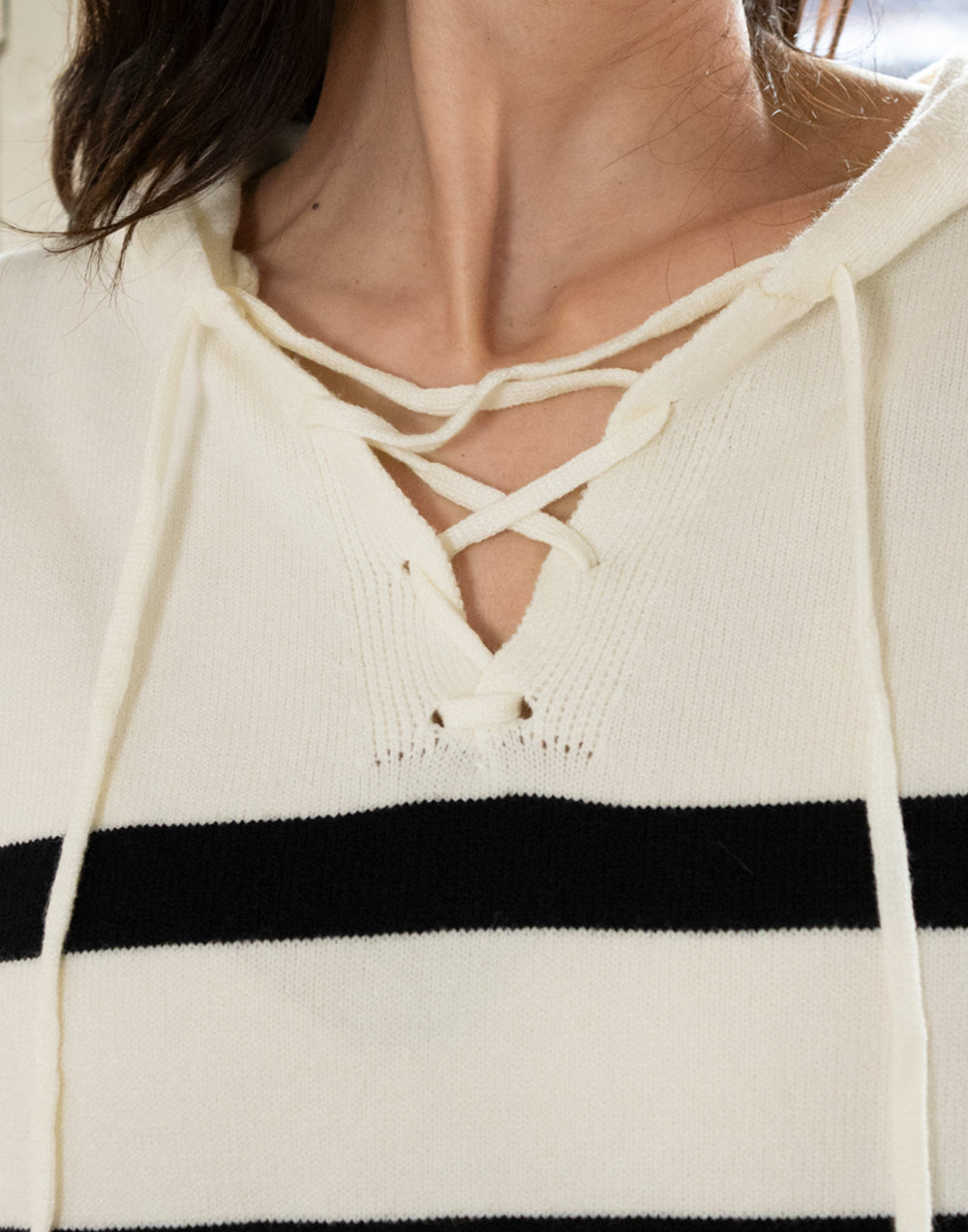 Jersey marinero con capucha blanco muestrarios de ropa y moda de mujer ideas para vestir con talla grande plus