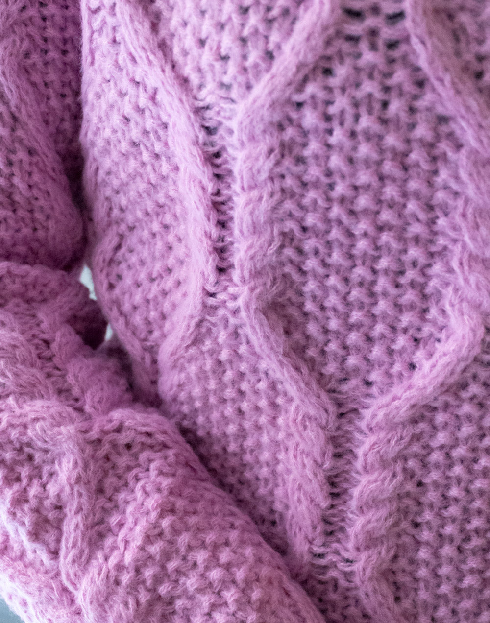 Jersey recto de ochos lila muestrarios de ropa y oda de mujer vestir bien elegante en invierno ideas