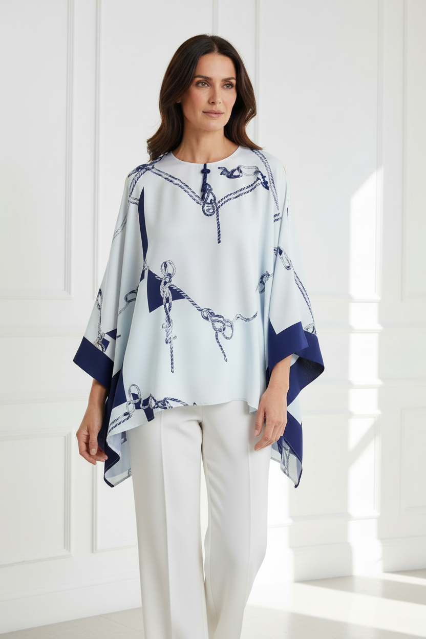 Blusa náutica vista lateral