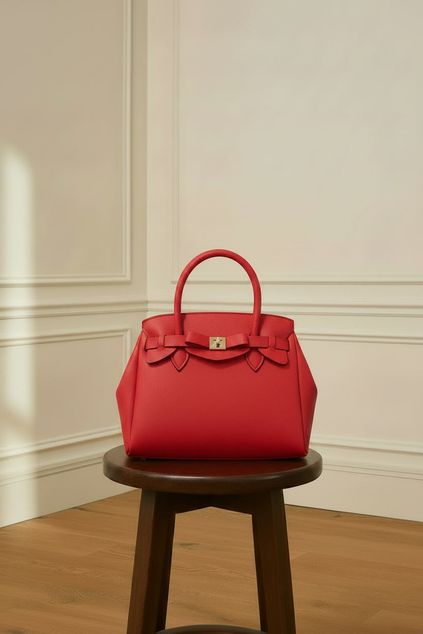 Bolso agua marina en rojo
