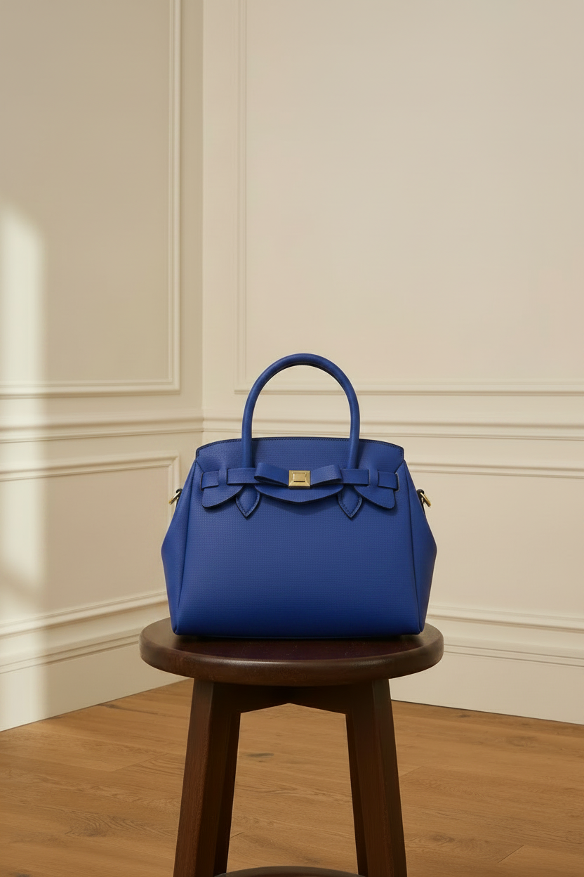 Bolso azul Klein - frontal