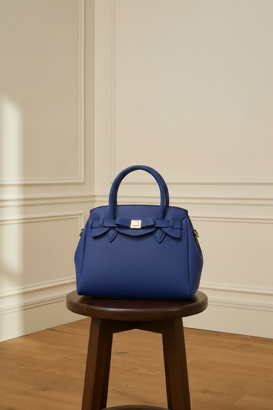 Bolso azul Klein - tres cuartos