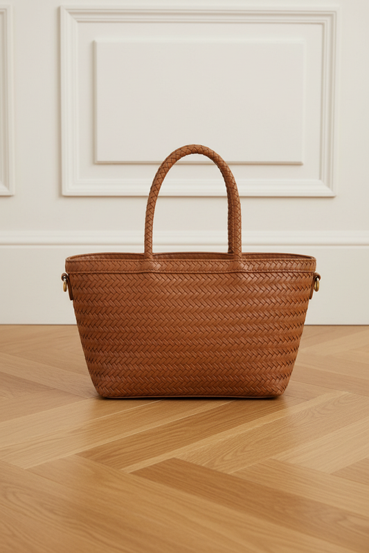 Bolso camel - detalle