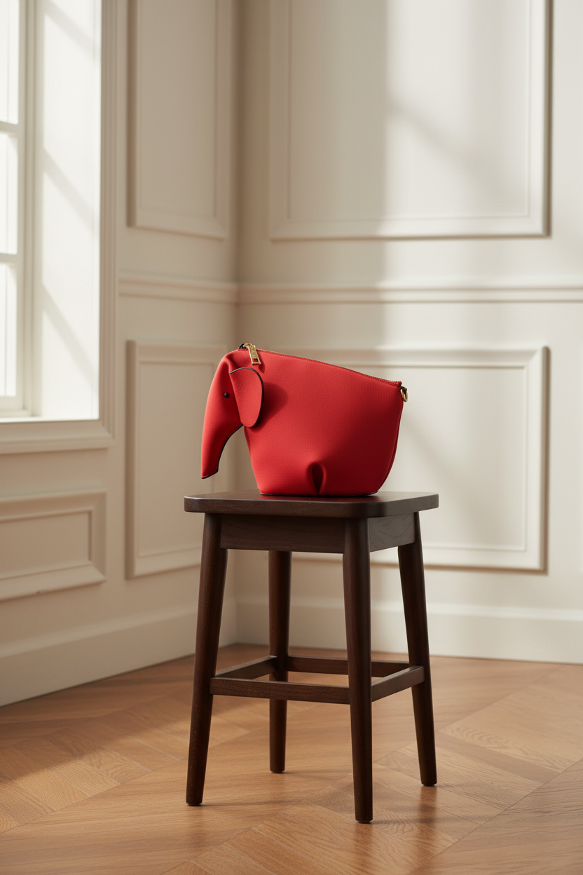 Bolso elefante rojo neopreno referencia