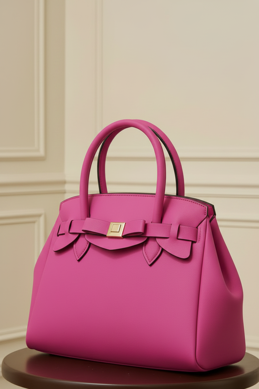 Bolso fucsia - otra vista