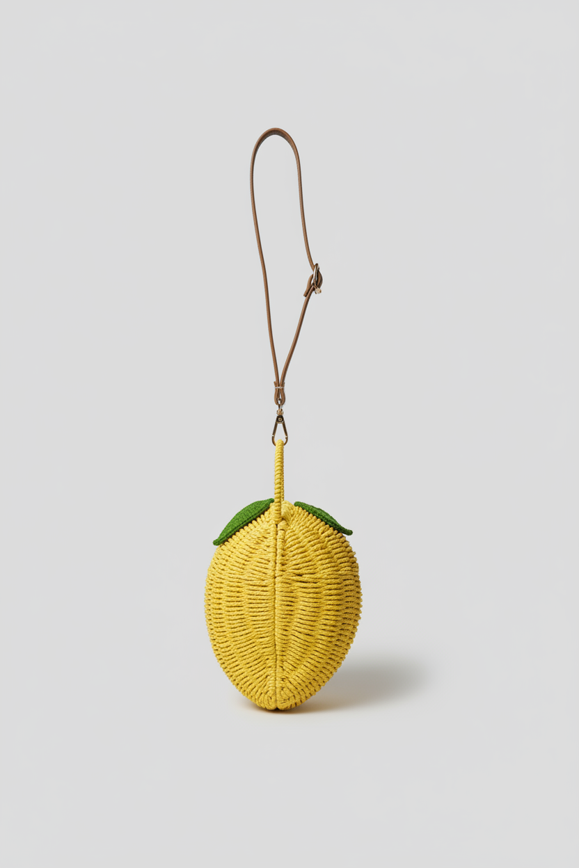 Bolso limón - vista lateral