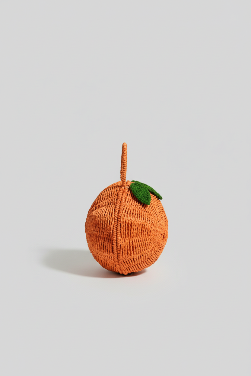 Bolso mandarina - vista lateral