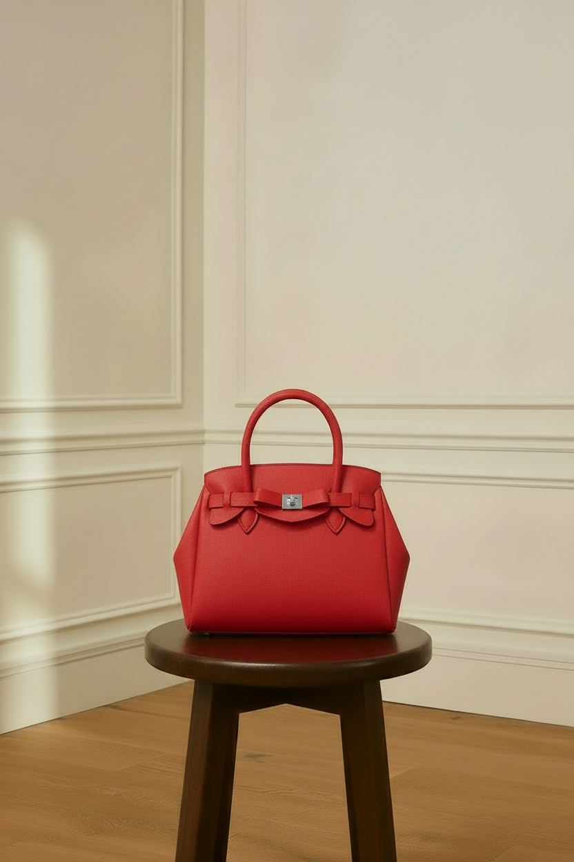 Bolso mini rojo neopreno