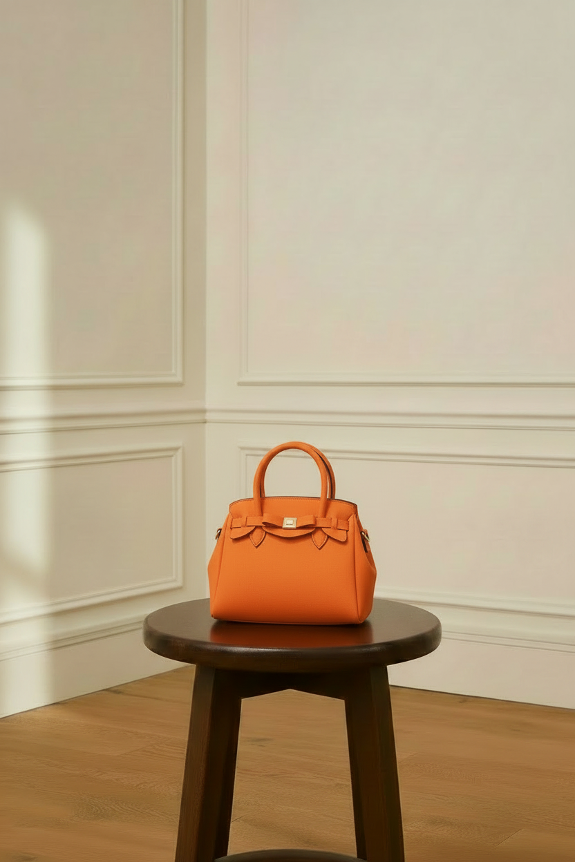 Bolso naranja neopreno micro mini