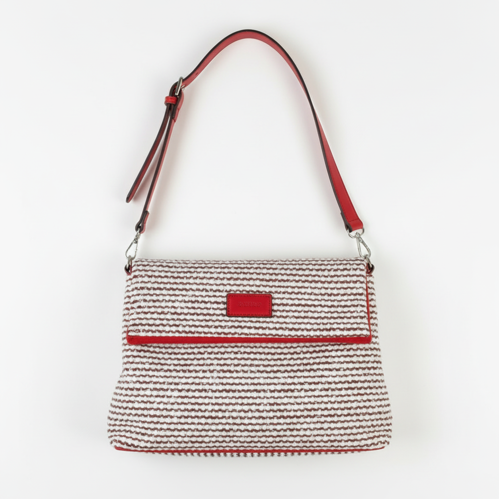Bolso tweed flat lay