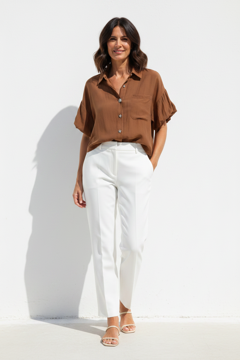Camisa marrón