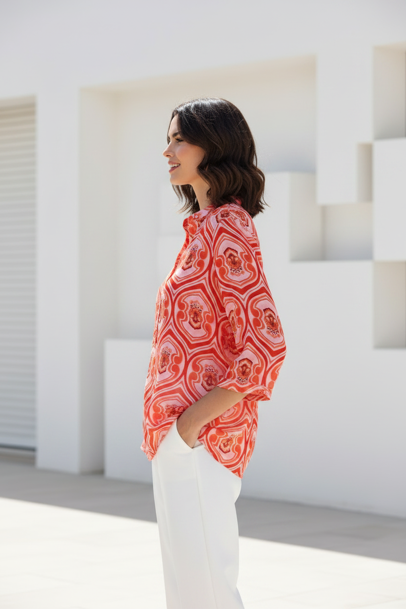 Camisa roja - lateral