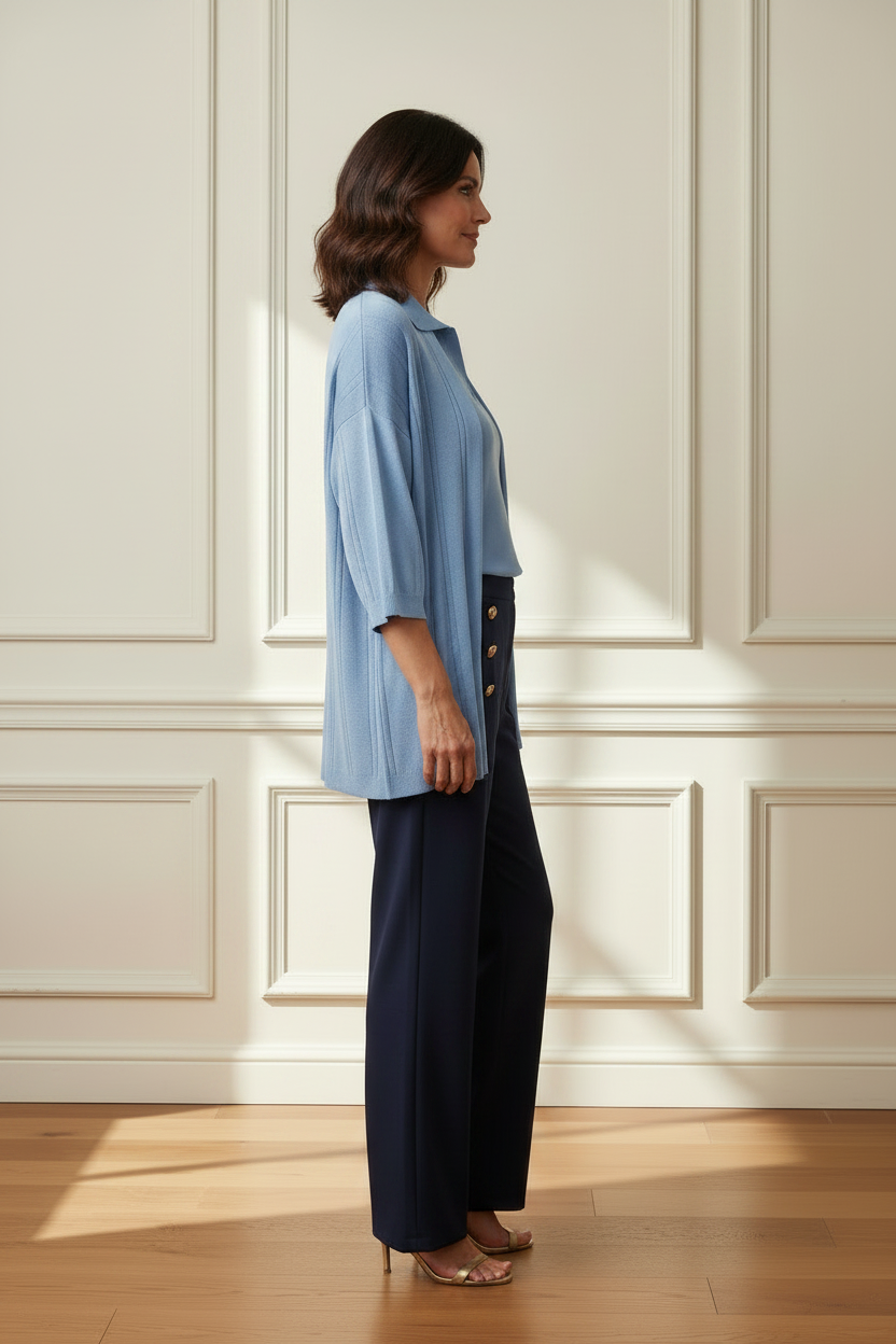 Conjunto azul + pantalón navy - perfil