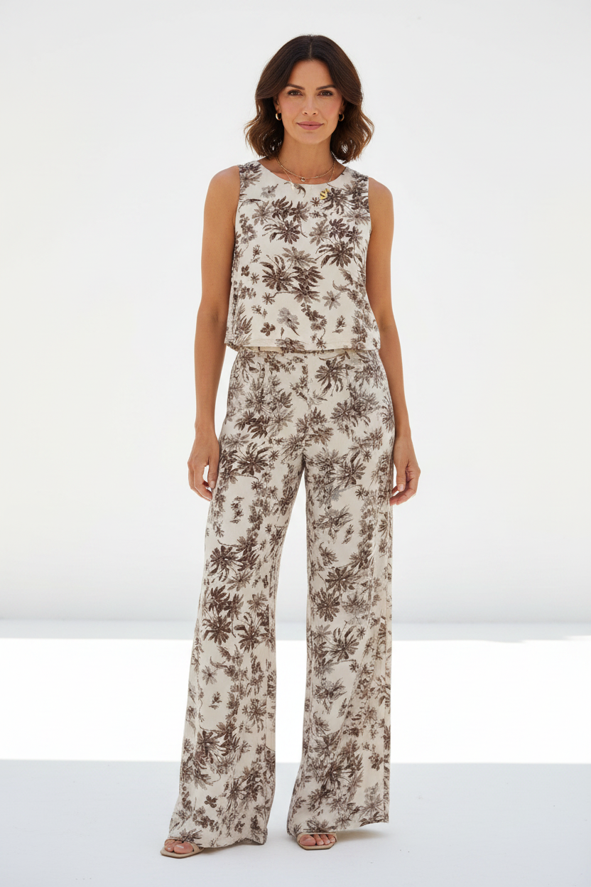 Conjunto floral - frontal