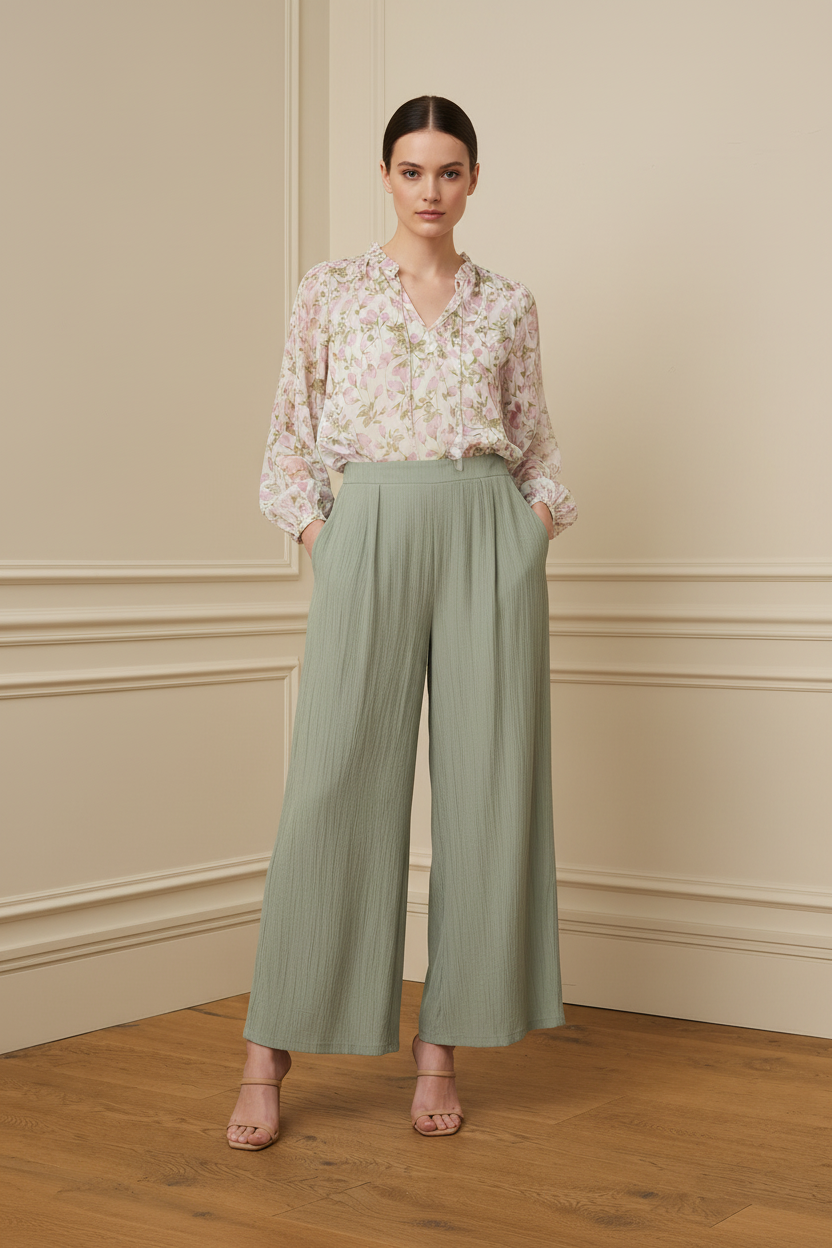 Conjunto frontal — modelo piel clara
