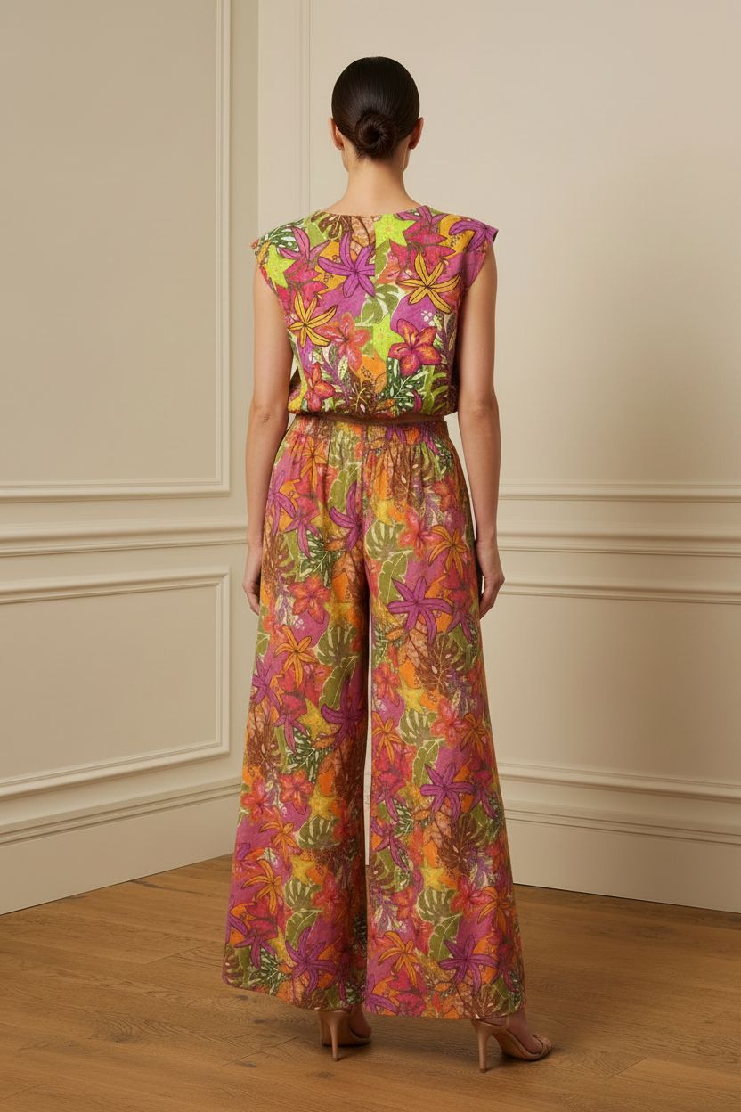 Conjunto tropical - de espaldas
