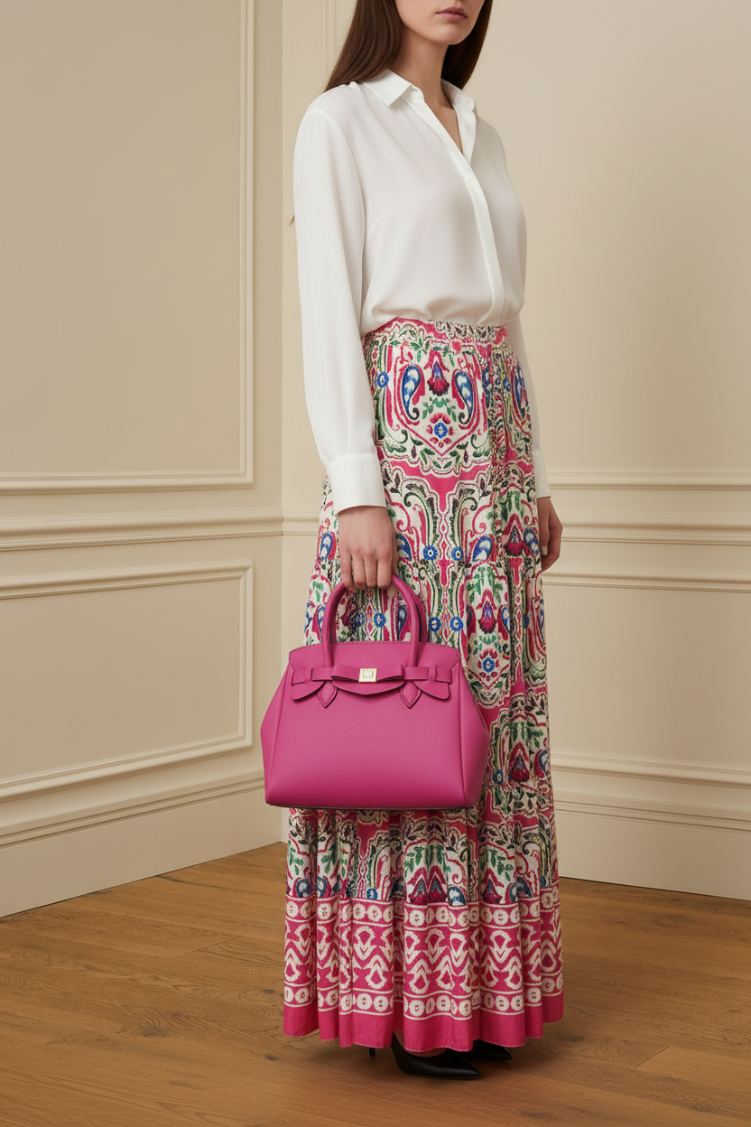 Falda Midi Paisley