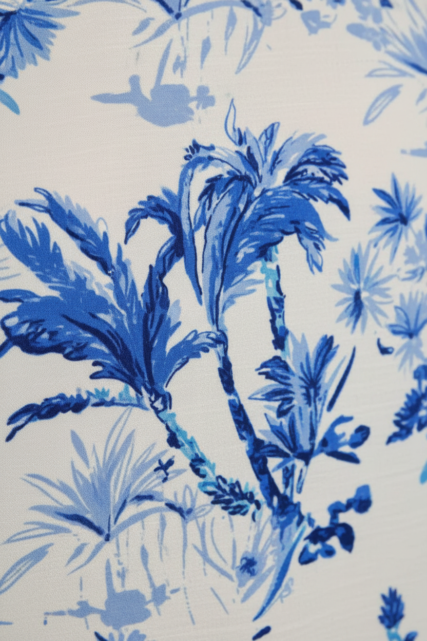 Detalle flores azules