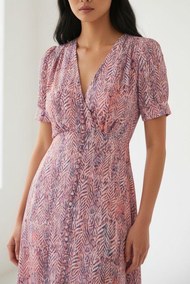 Detalle vestido 9890 - modelo española