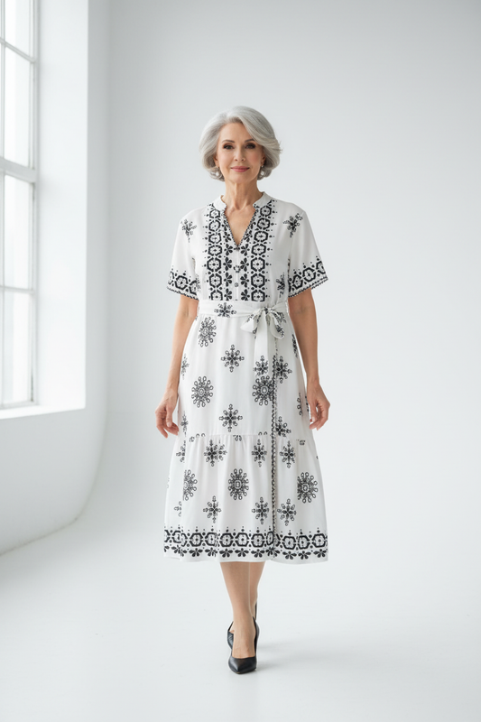 Frontal - versión blanco y negro