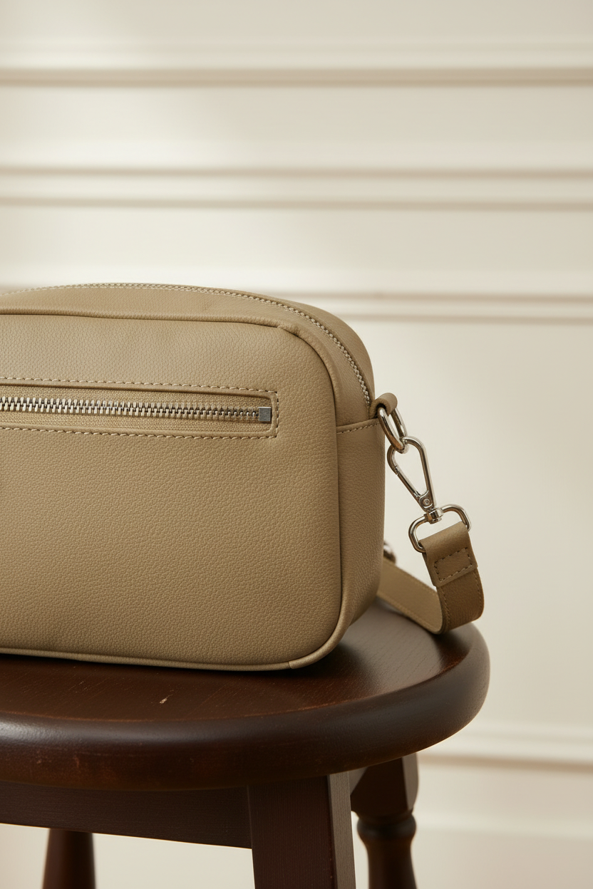 Bolso Bandolera Beige