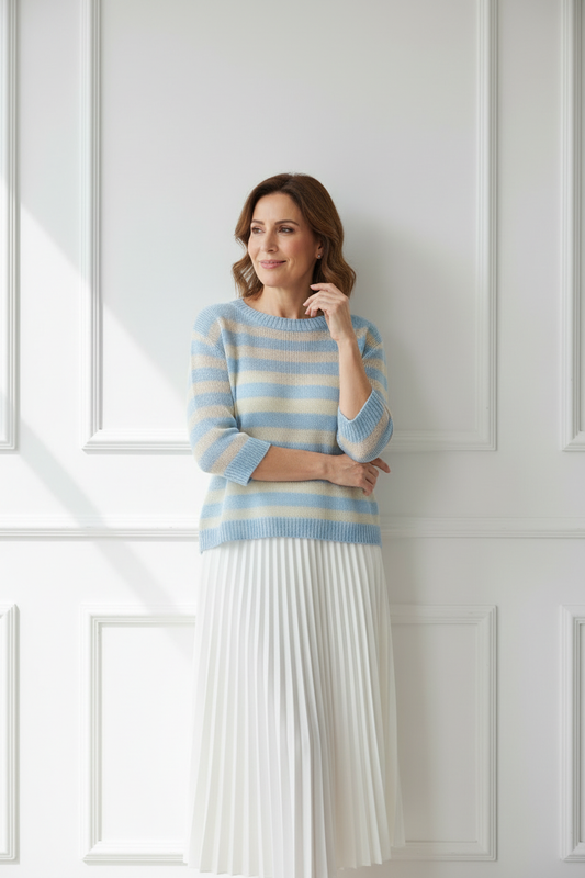 Jersey azul celeste - plano medio