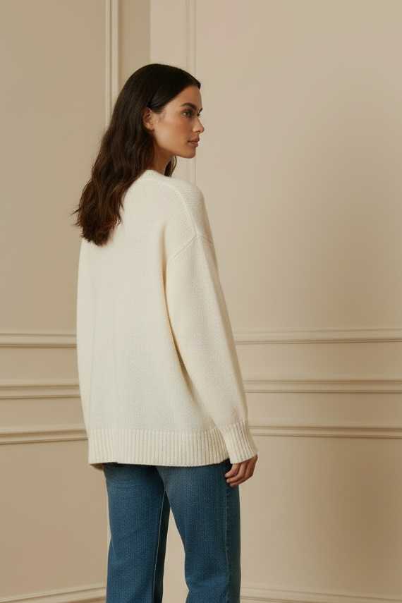Jersey crema - trasera