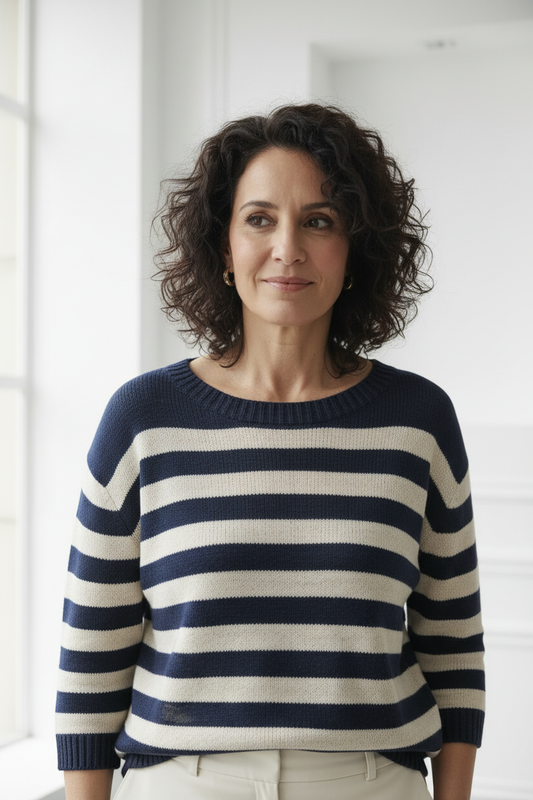 Jersey rayas - plano medio