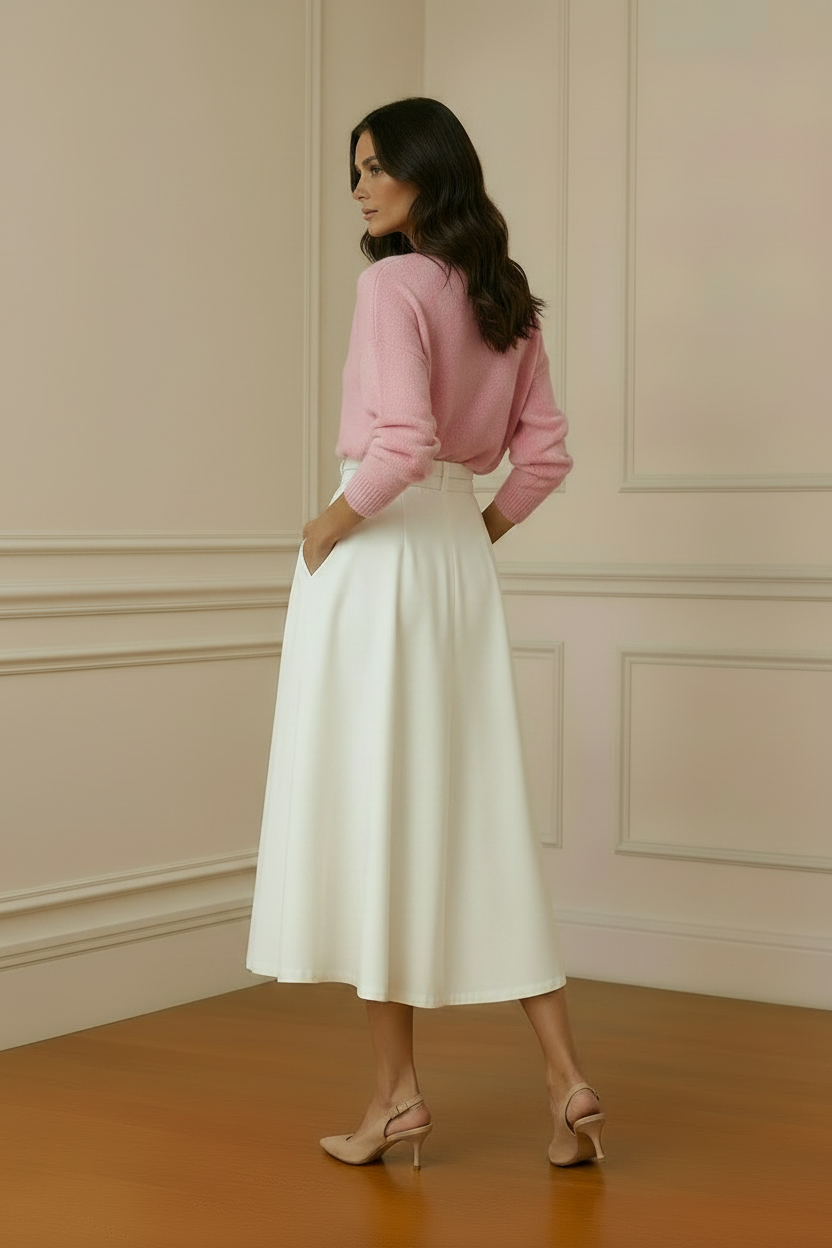 Jersey rosa pico — trasera