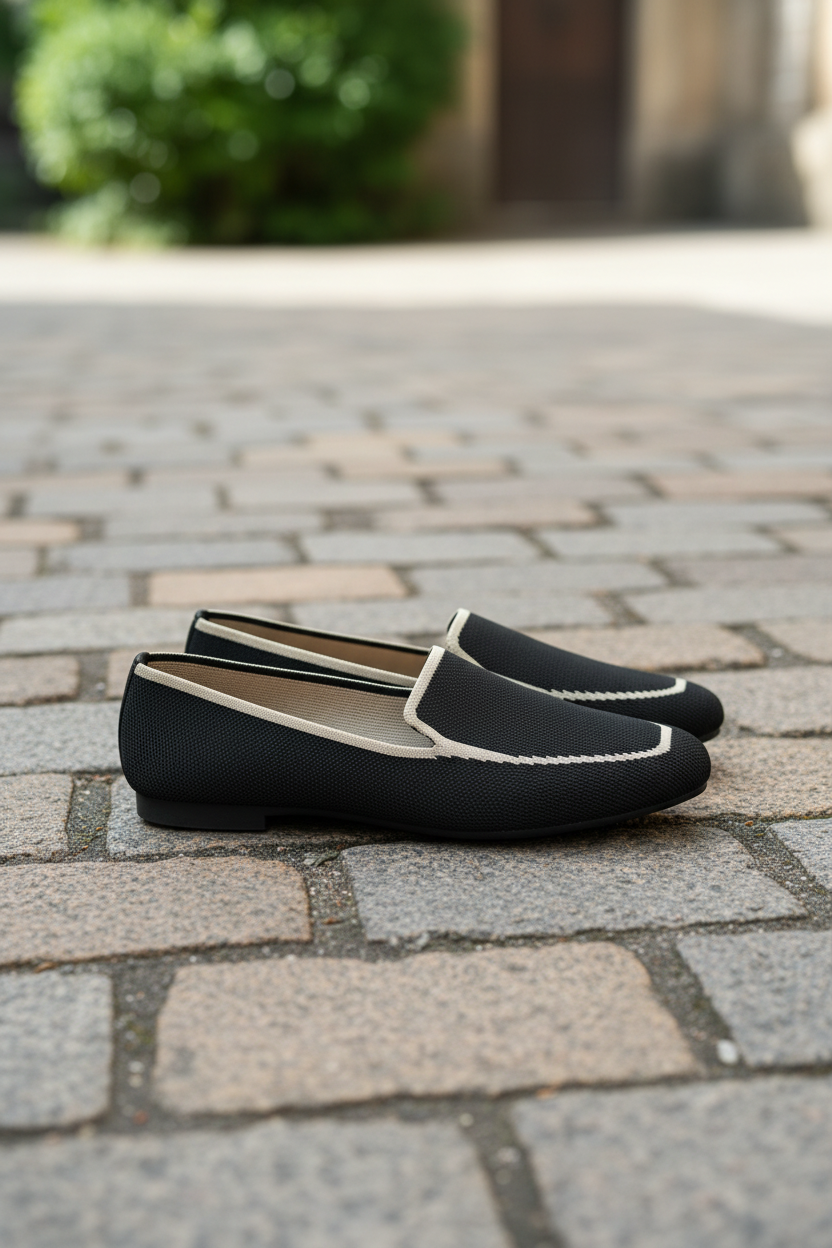 Loafer negro perfil