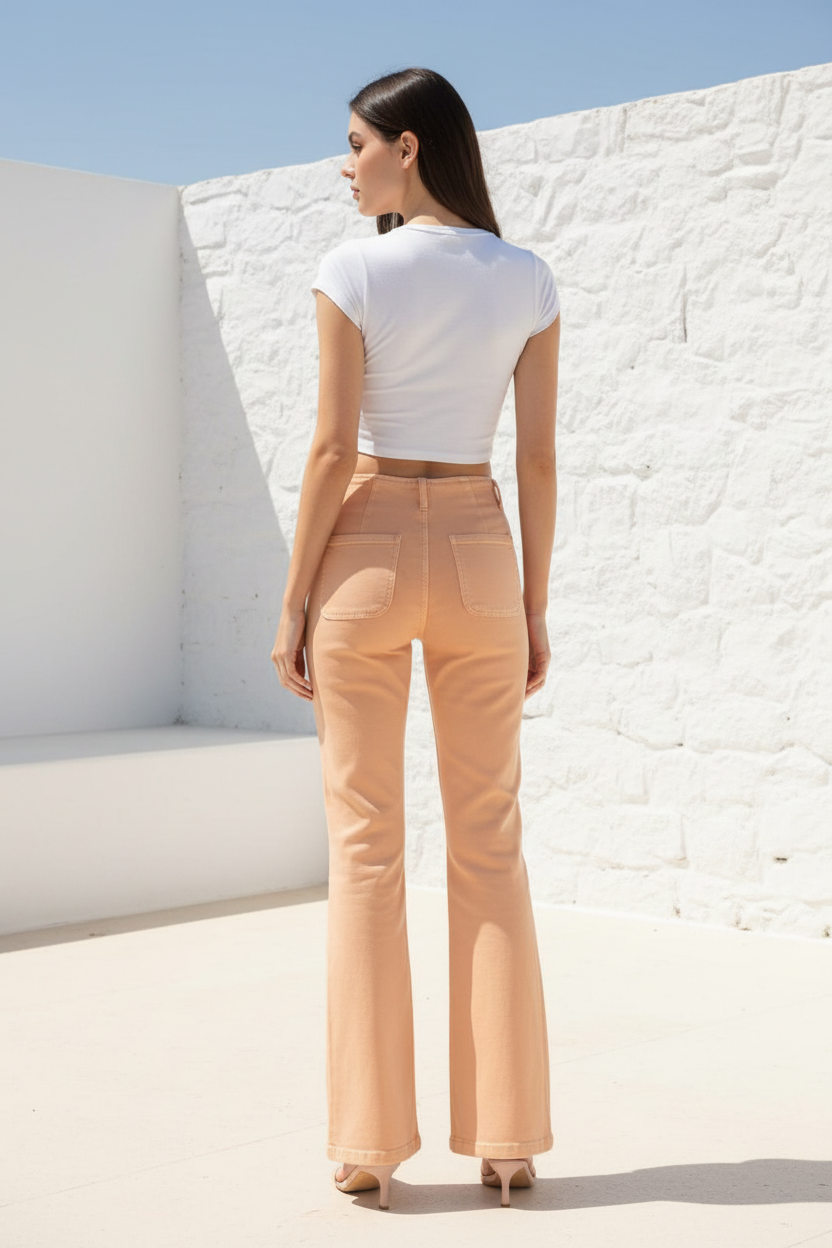 Pantalón melocotón espalda