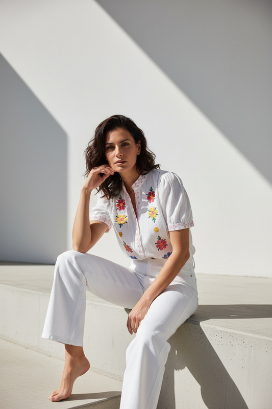 Pose sentada relajada