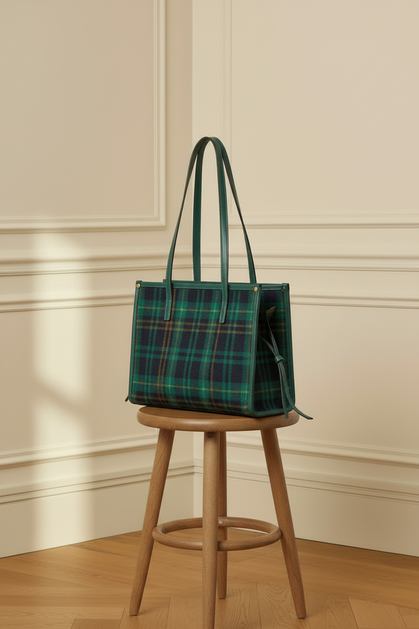 Tote verde lateral