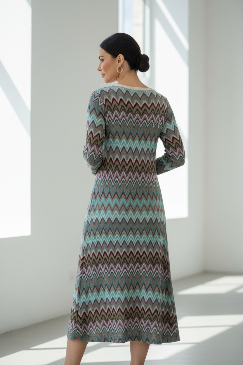 Trasera aguamarina midi