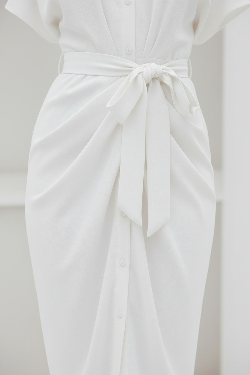 Vestido blanco - detalle