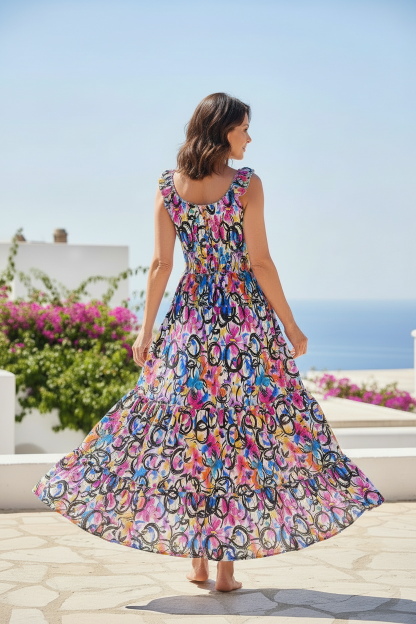 Vestido espalda sin pantalón
