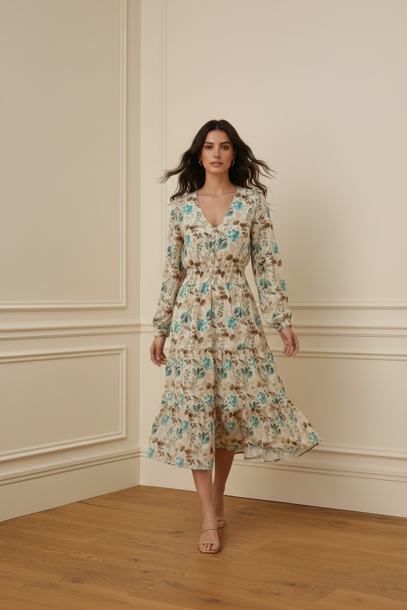 Vestido floral otra vista