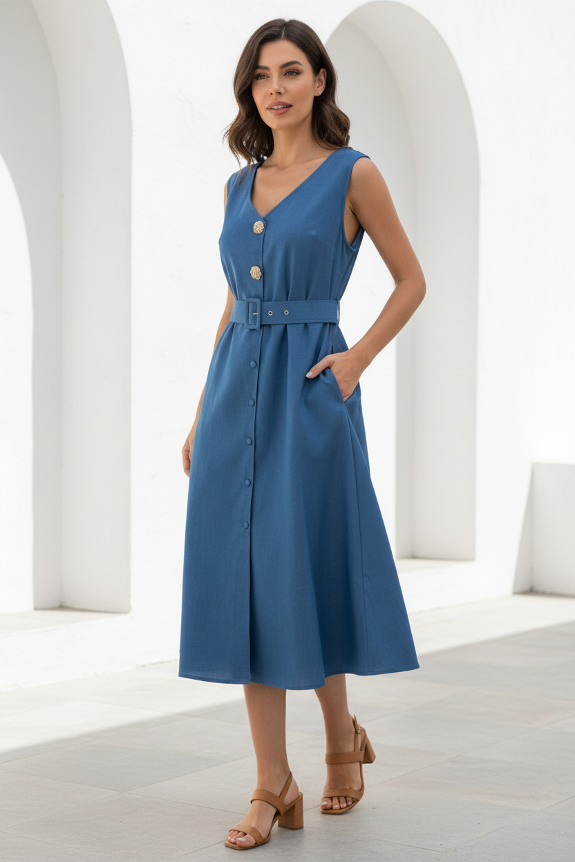 Vestido L4429 - 3/4 frontal