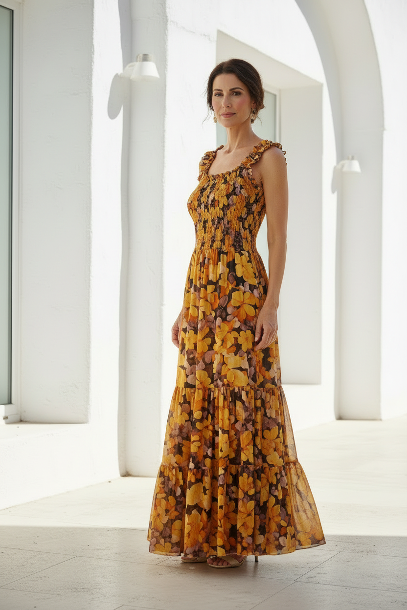 Vestido tres cuartos