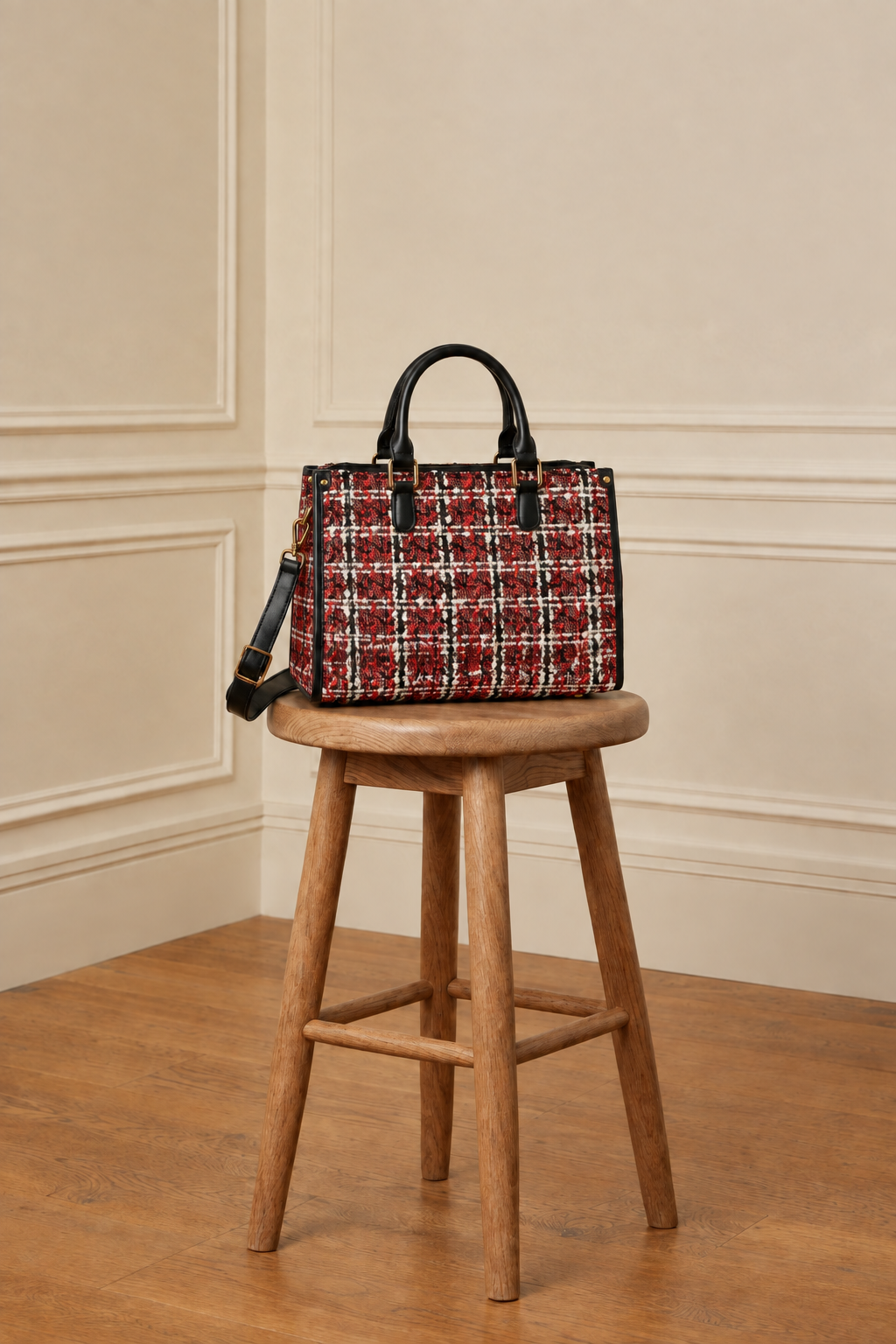 Vista completa con lateral de tweed