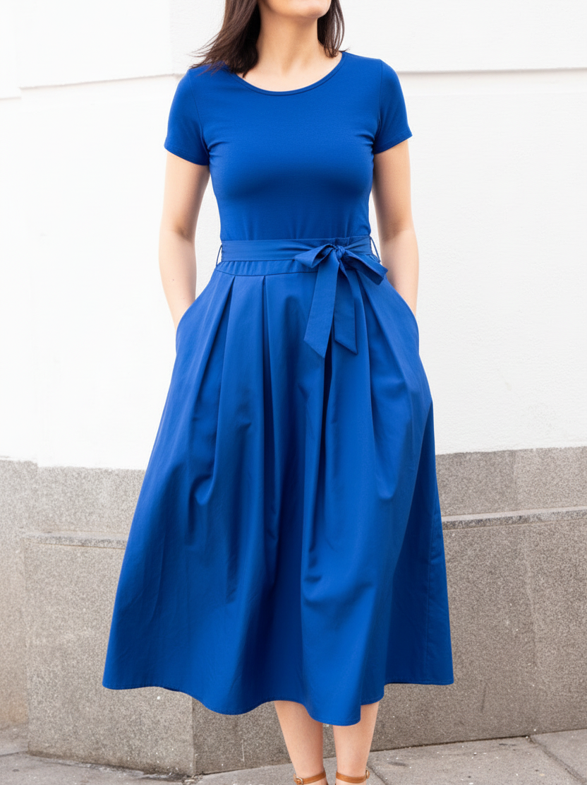 Vista frontal modelo delgada con tablas